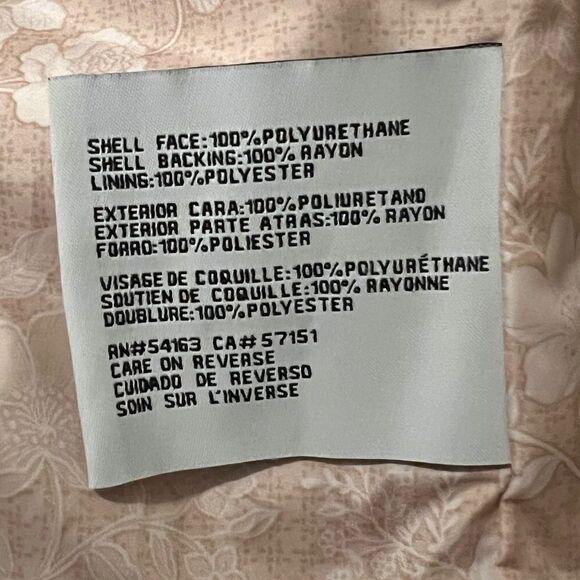 GUESS Women's Faux Leather Asymmetrical Moto Jacket Blush Pink XL NWT - Picture 8 of 9